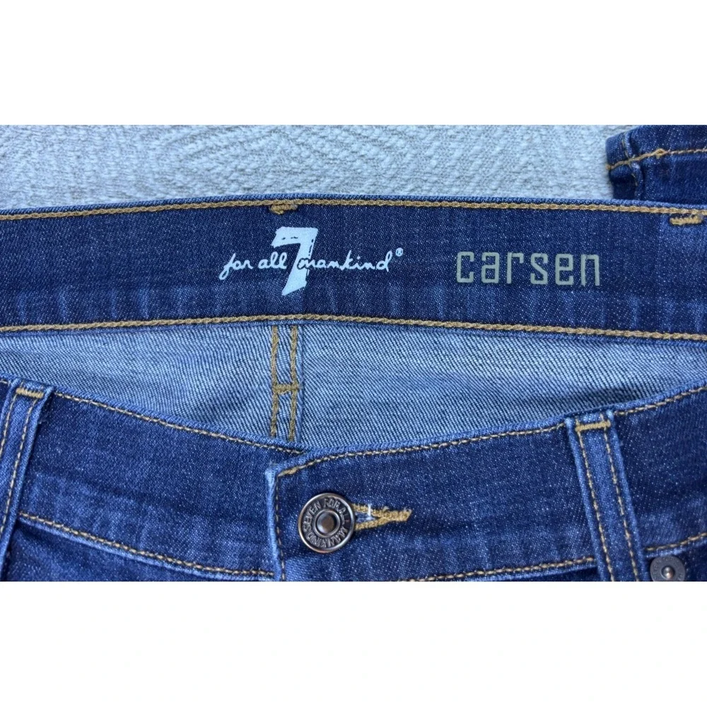 NWOT 7 For All Mankind Carsen Easy Straight Leg Jeans Mens 38x32